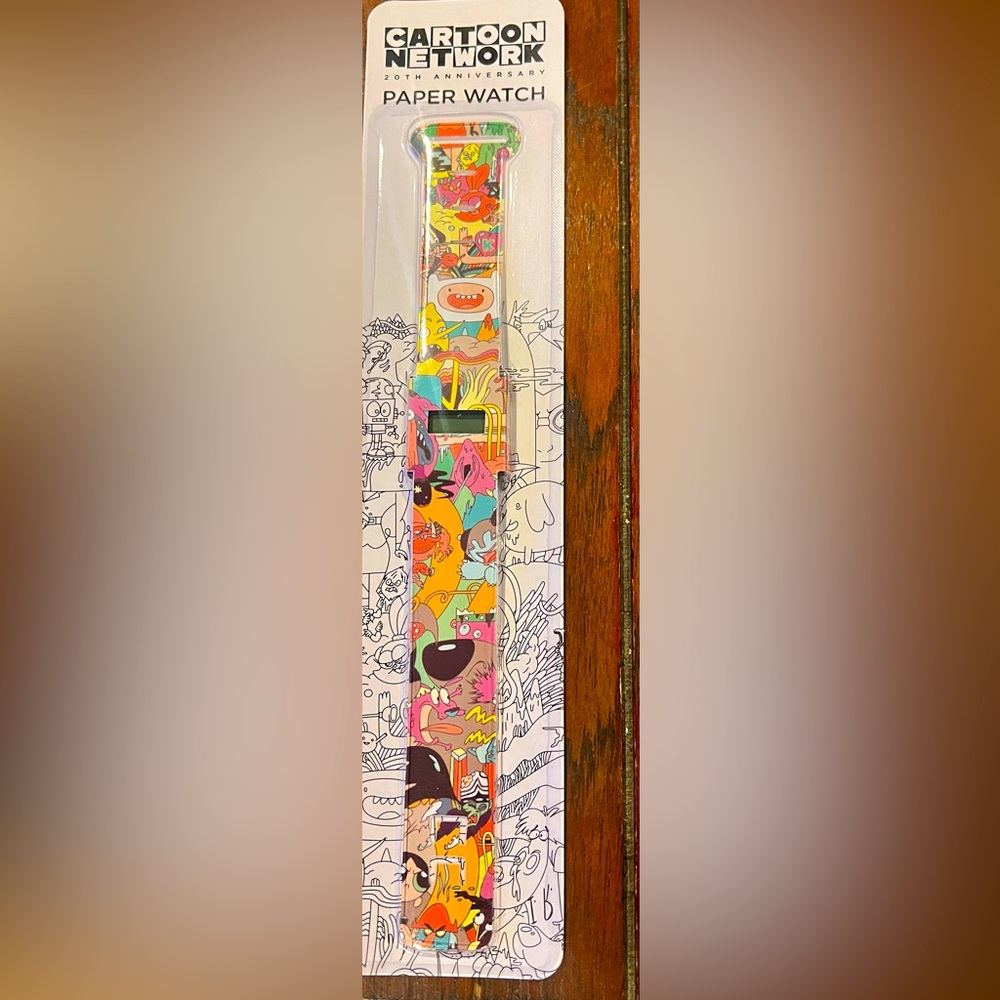 CARTOON NETWORK 20th Anniversary Promo Paper Watch “Rare”